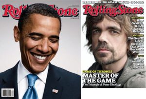 Rolling Stone Obama and games of thrones