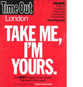 time out magazine cover