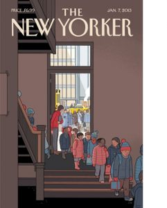 New Yorker cover post newtown